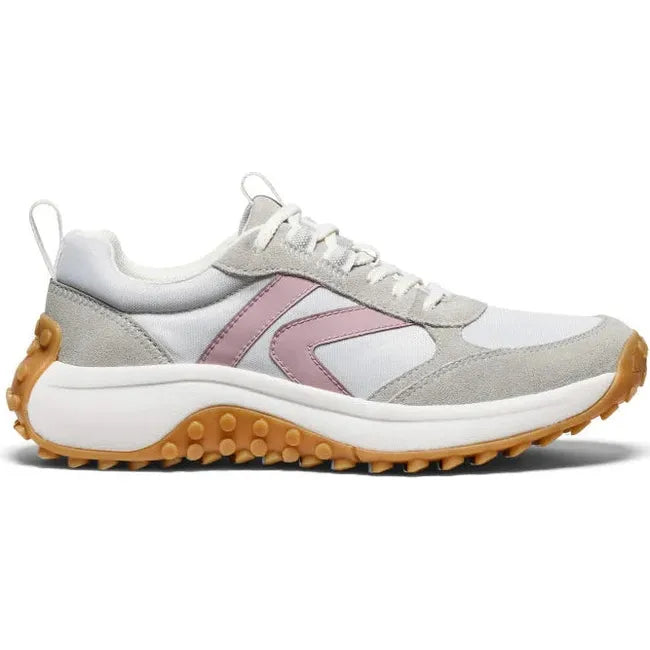 Lateral side of Women's Keen KS86 Sneaker in Alloy Toadstool colorway