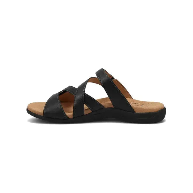Taos Women&#39;s Double U Sandal Black DBU-13930-BLK