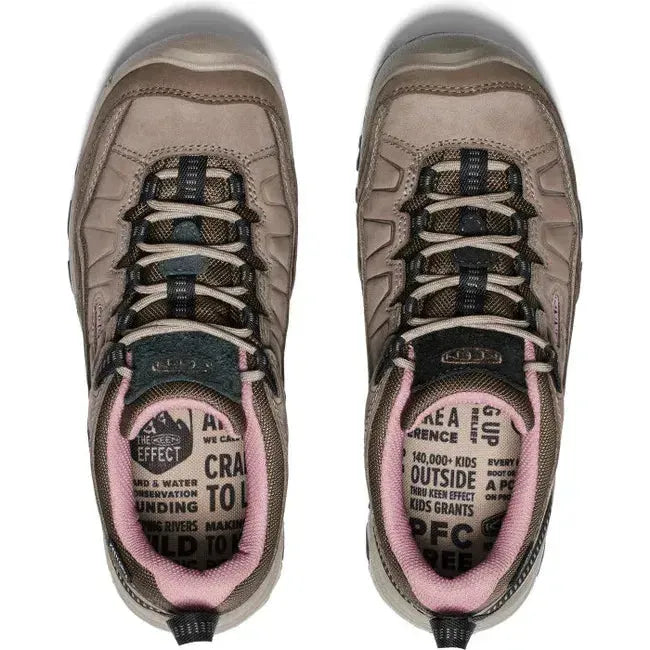 Keen Women&#39;s Targhee IV Waterproof Hiking Shoe Brindle/Nostalgia Rose 1028993