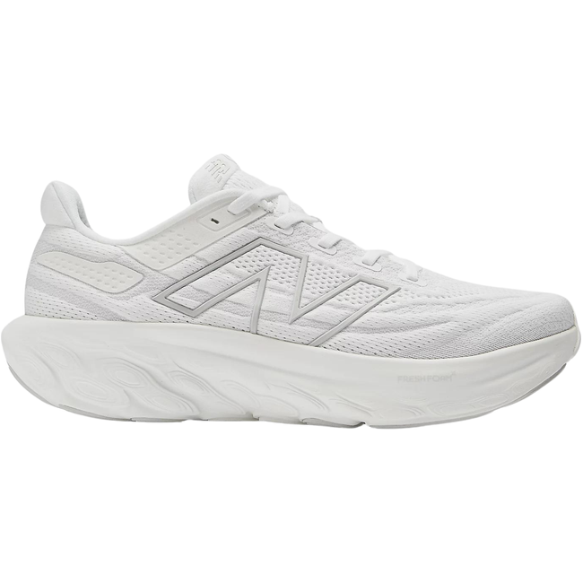 New Balance Men's Fresh Foam 1080 V13 Running Shoe White/Light Silver Metallic M1080W13