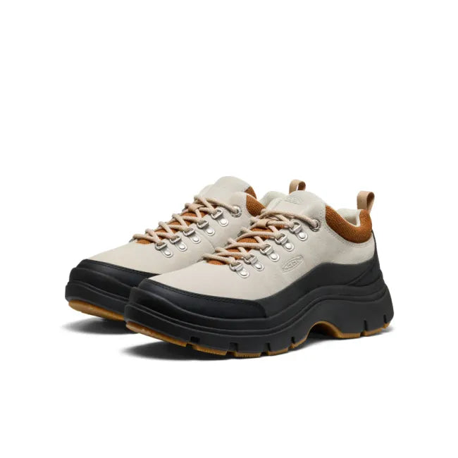 Pair of Silver Birch Beige &amp; Roasted Pecan Women's KEEN Kosa Oxford shoes