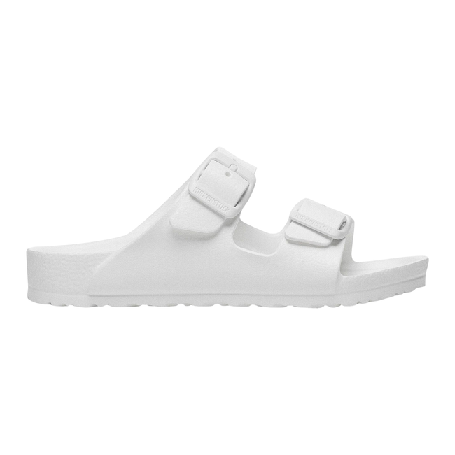 Side of Birkenstock Kids' Arizona EVA Sandal (Toddler/ Little Kid) in White
