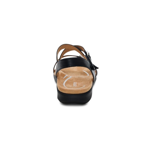 Rear heel view of Aetrex Women&