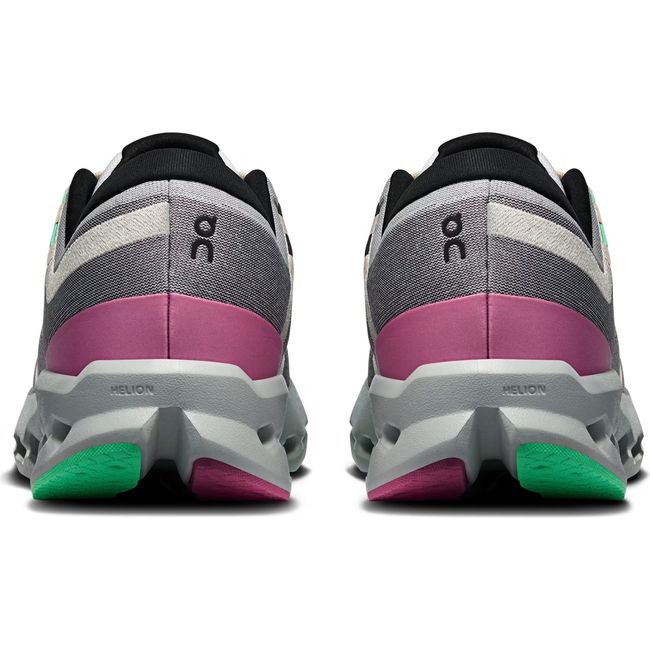 Heels of Men's On Running Cloudsurfer 2 Running Shoes in White Mineral gray