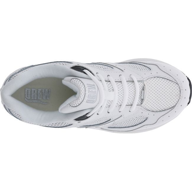 Drew Women's Flare Shoe White Leather Perf/White Mesh 10285-21