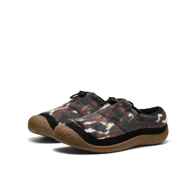 Pair of multi brown grey KEEN Women's Howser III Slides