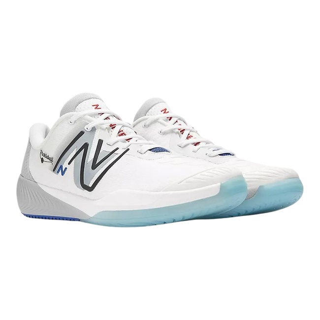 New Balance Men's 996 V5 Pickleball Shoe WHITE/GREY/TEAM ROYAL MCH996PB