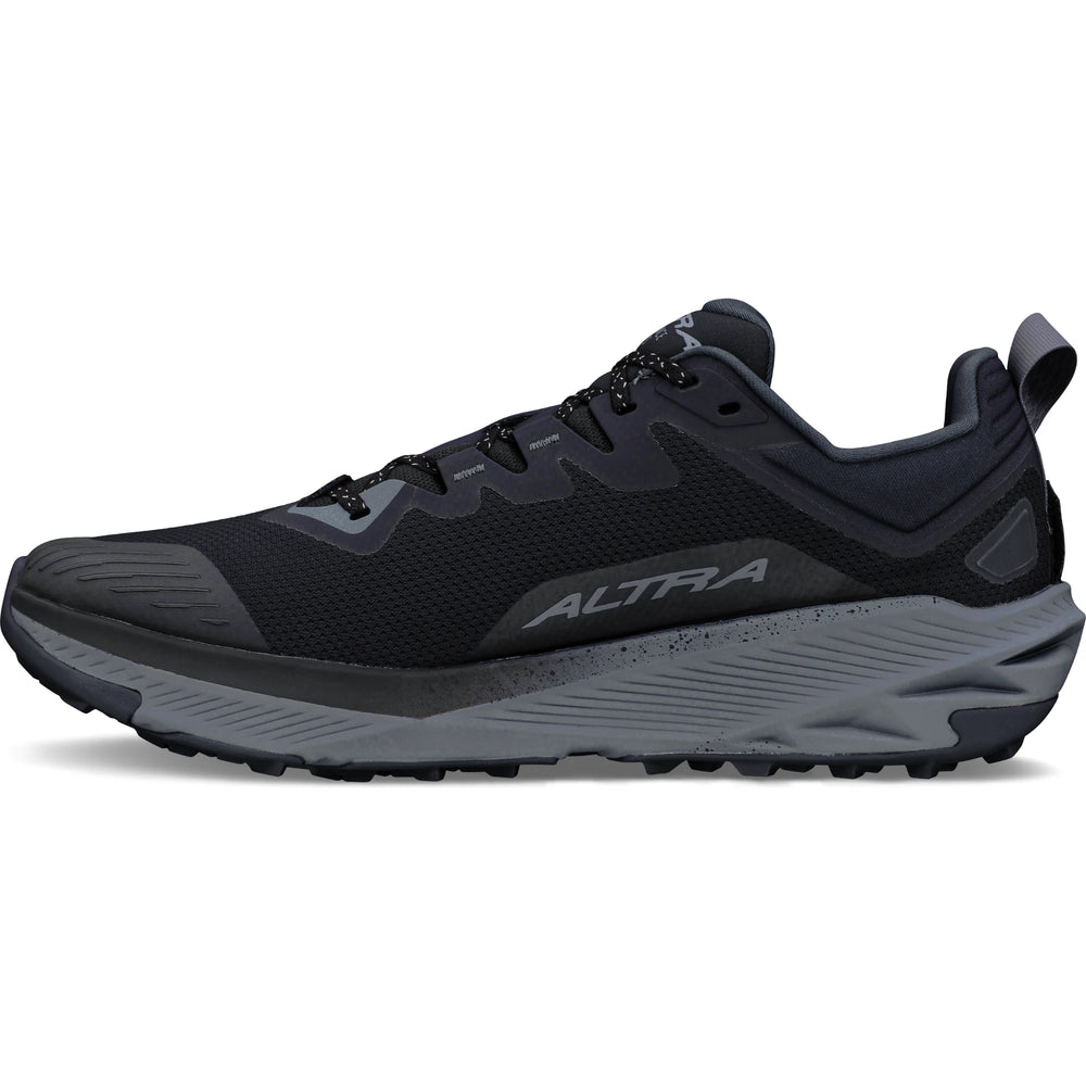 Altra Men's Experience Wild 3 in Black, medial side view