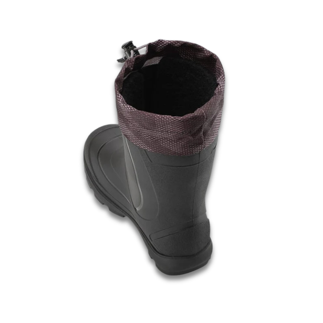 Upper of Kamik Kids' Youth Snobuster 2 Snow Boot in Black Charcoal