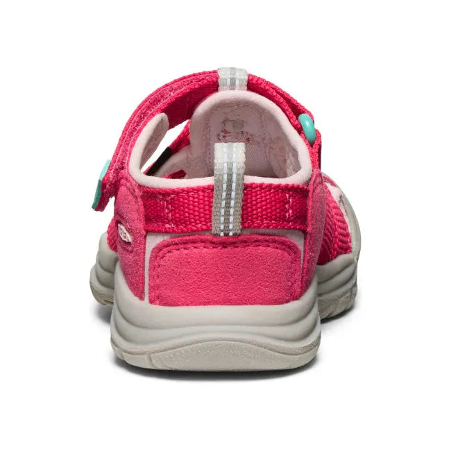 Heel of KEEN Toddlers&#39; Newport H2 Closed Toe Sandal in Raspberry Giggle Pink