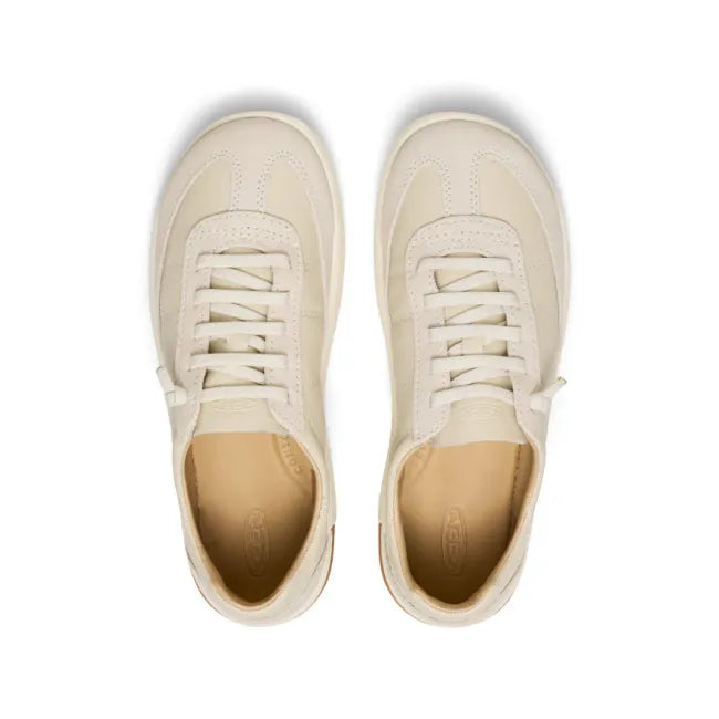 Upper of birch beige Women's KEEN KNX T-Toe slip on Sneakers