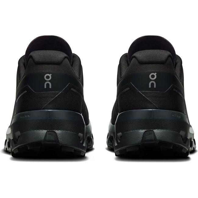 Heels of Men's On Running Cloudvista 2 Trail Running Shoes in all Black