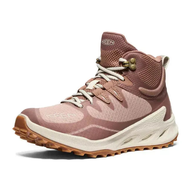 Keen Women&#39;s Zionic Waterproof Hiking Boot Warm Taupe/Birch 1029788