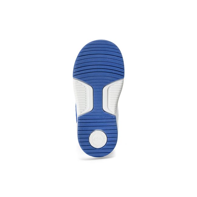 Outsole of the Stride Rite Denver showing the flat grippy skate tread pattern