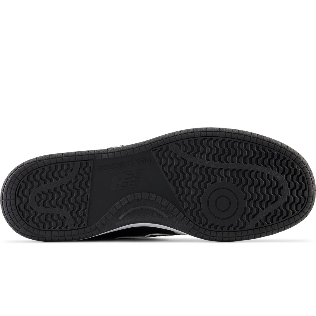 Sole of New Balance Unisex 480 sneaker in White/Black