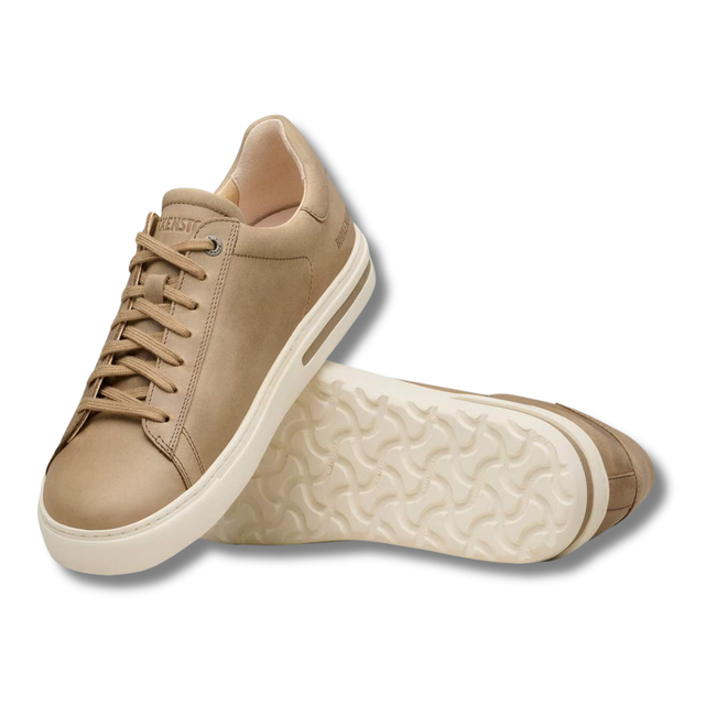 Top and sole of Birkenstock Unisex Bend Low Sneaker in Tobacco Brown