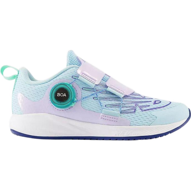 New Balance Kids' DynaSoft Reveal V4 BOA Running Shoe BLUE/CYBER LILAC/BLUE GROOVE PTRVLPB3