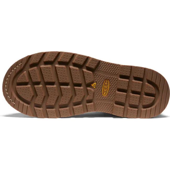 Keen Men&#39;s Cincinnati 6&quot; Waterproof 90° Heel Carbon-Fiber Toe Tuscan Red/Sandshell Work Boot 1028283