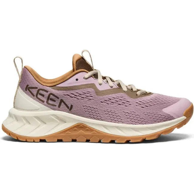 Lateral side of Women&#39;s Keen Versacore Speed Shoe in Toadstool Birch purple