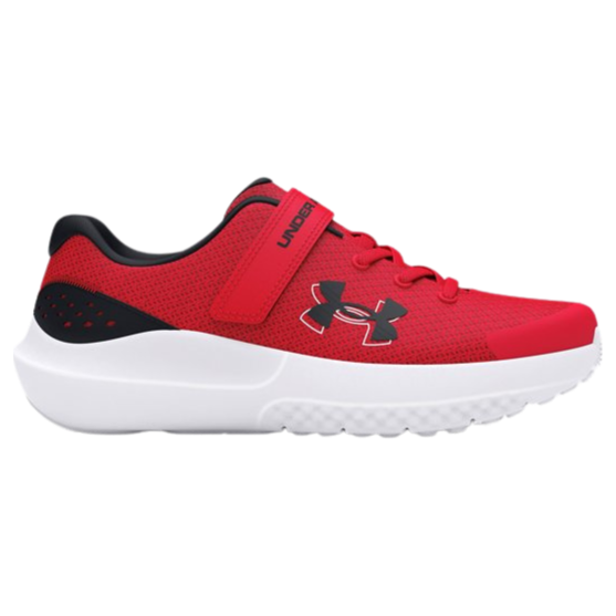 Under Armour Kids' Surge 4 AC Running Shoes Red/Black 3027104-600