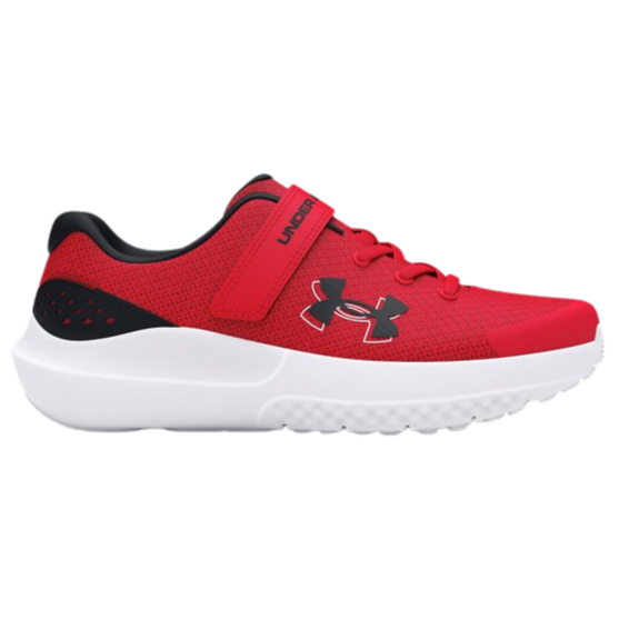 Under Armour Kids' Surge 4 AC Running Shoes Red/Black 3027104-600
