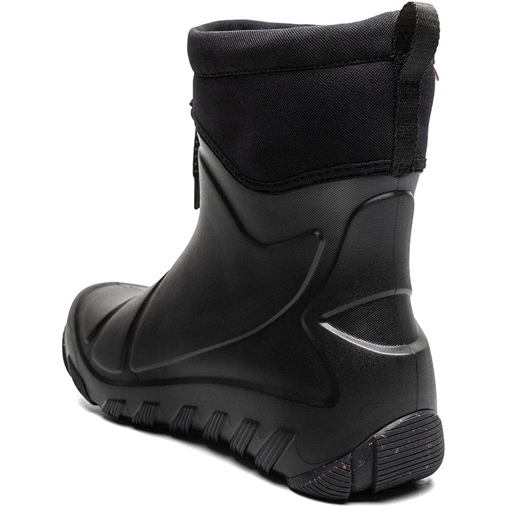 Heel of Bogs Unisex Boga Boot Mid in Black
