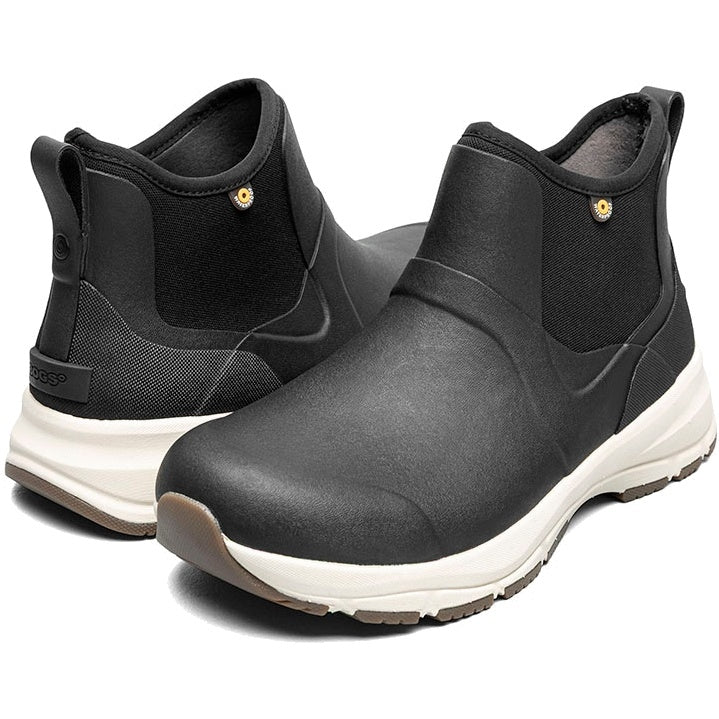 Pair of Bogs Men's Spruce Chelsea Rain Boot in Black