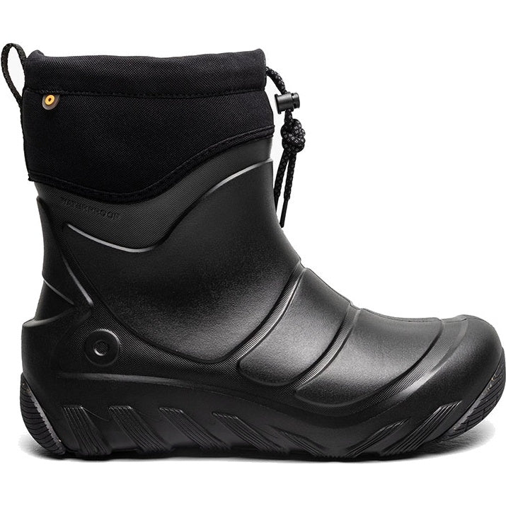 Side of Bogs Unisex Boga Boot Mid in Black