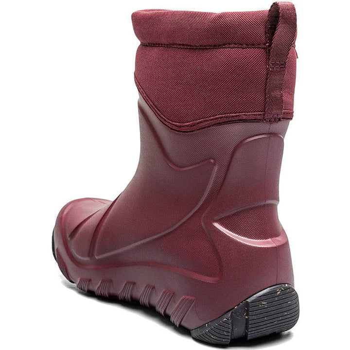 Heel of Bogs Unisex Boga Boot Mid in Dark Cherry