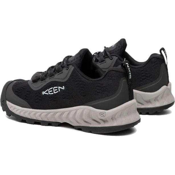Pair of Keen Women's NXIS Speed Shoes in Black Blue Glass
