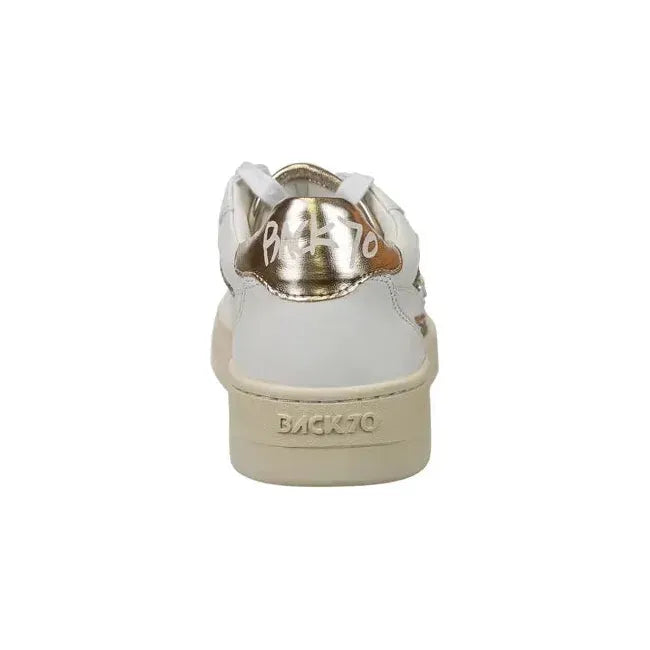 Heel of Back 70 Break women’s retro sneaker in Glitter Platine.