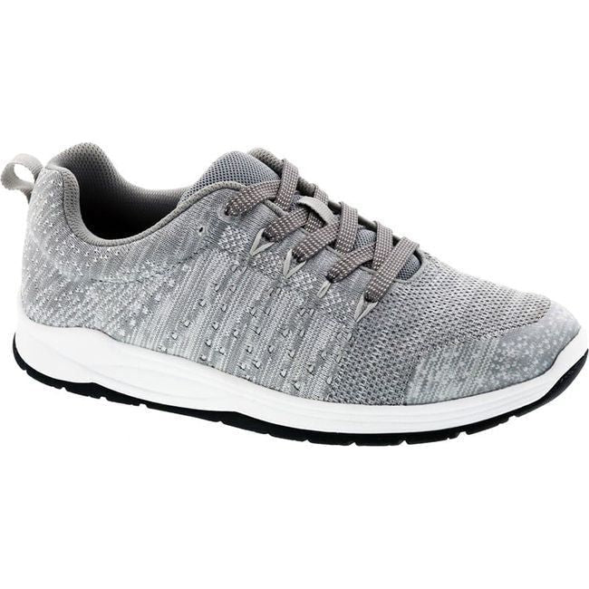 Drew Women's Galaxy Shoe Grey/White Stretch Knit Fabric 10826-43