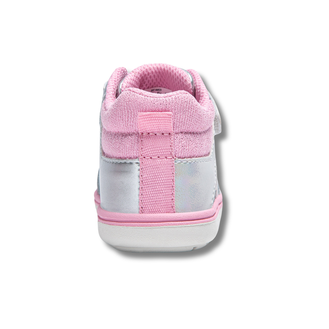 Heel of Stride Rite Kids Ames Sneaker in Silver | BG038805