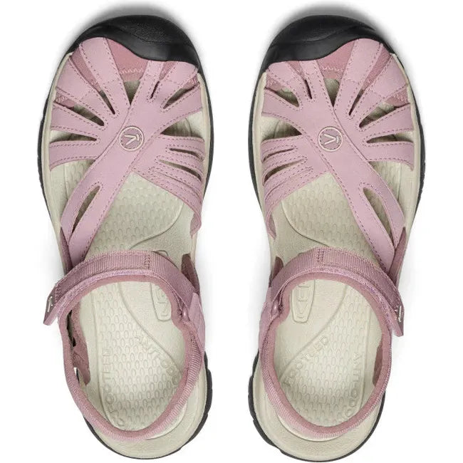 Upper of KEEN Women&#39;s Rose Closed Toe Sandal in Toadstool Pink