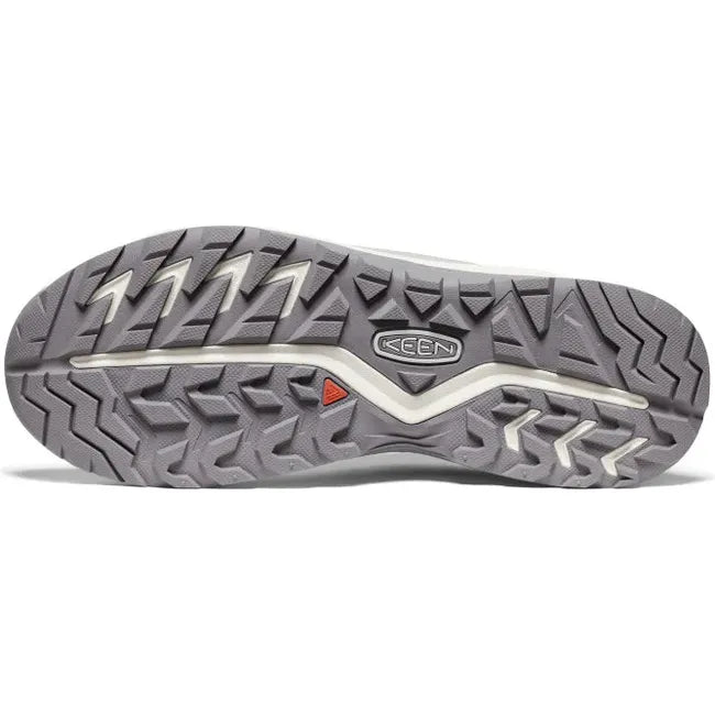 Sole of Men's KEEN Hightrail Vented Hiking Shoe in Alloy Vapor Gray