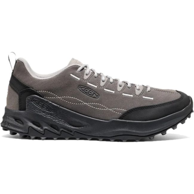 Lateral side of grey magent vapor KEEN Men's Jasper Zionic Sneaker