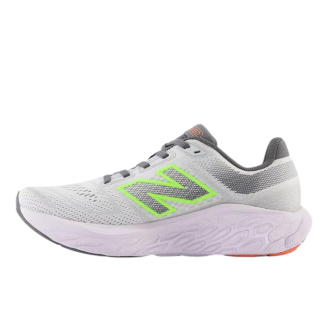 New Balance Women's 880 V14 Running Shoe GREY MATTER/TARO/BLEACHED LIME GLO W880F14
