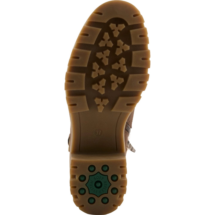 Sole of brown faux leather Spring Step Women&