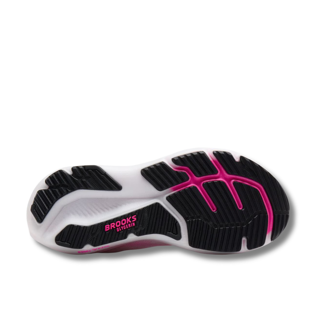 Sole of Brooks Women's Glycerin 23 Running Shoe in Cyber Pink