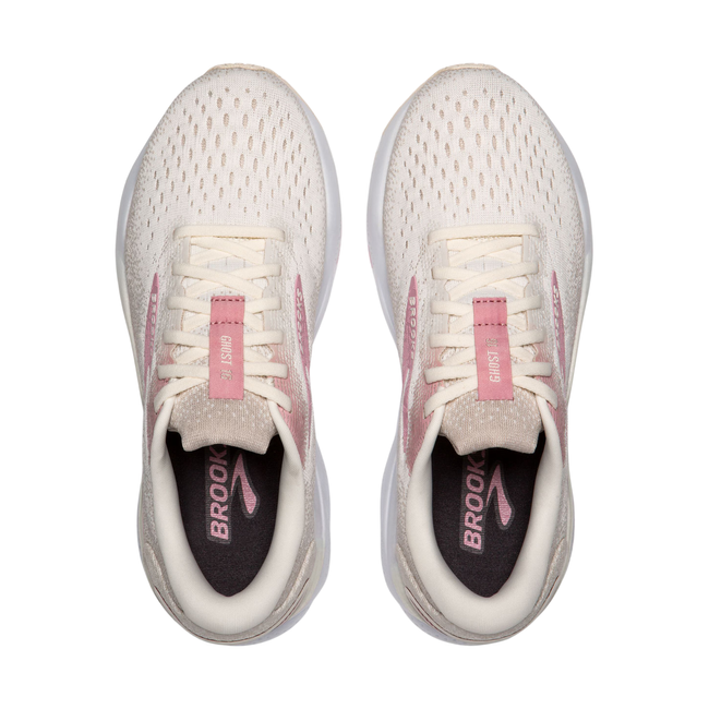 Brooks Women&#39;s Ghost 16 Running Shoe Coconut/Zephyr/White 120407-136
