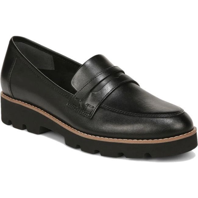 Vionic Women's Cheryl II Loafer Black Leather  I7819L001