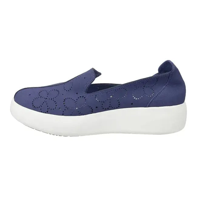 Off The Beaten Track Women's Coexist Slip On Shoe Navy