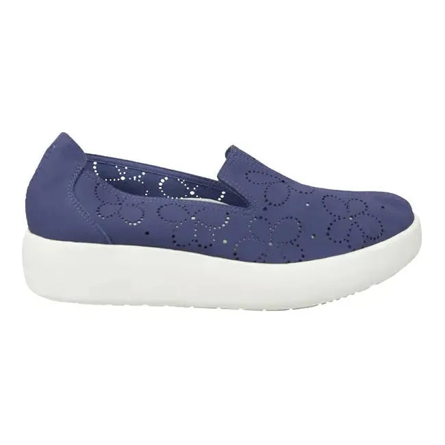 Off The Beaten Track Women's Coexist Slip On Shoe Navy