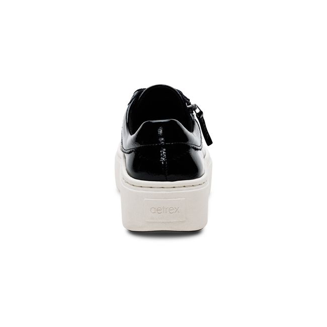 Rear heel view of Aetrex Women&