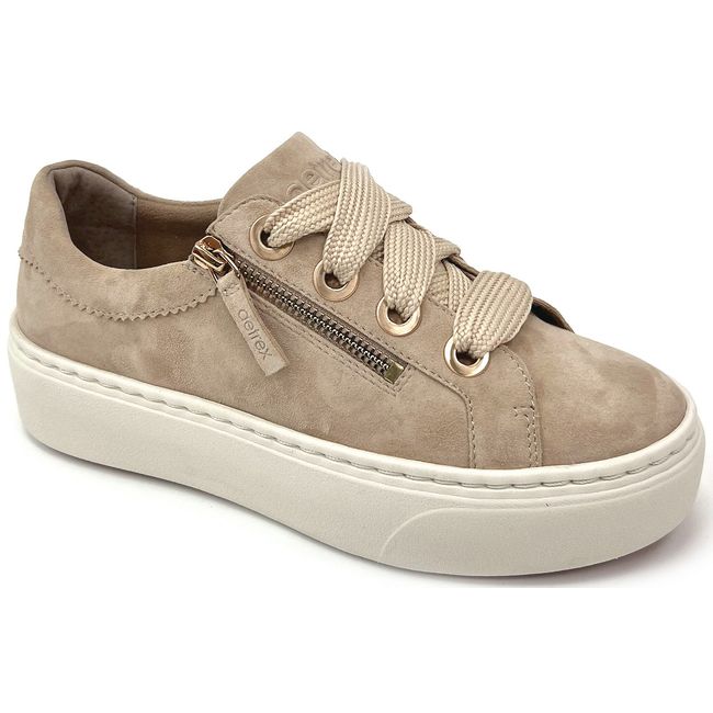 Aetrex Aubrey Platform Sneaker - Sand - hero
