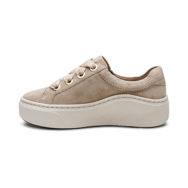 Aetrex Aubrey Platform Sneaker - Sand - left