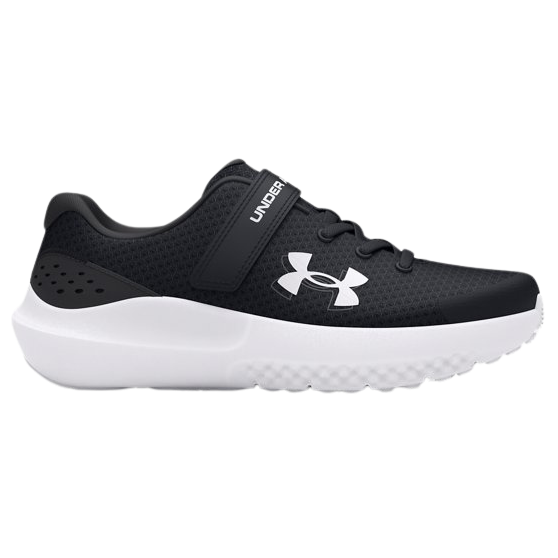 Under Armour Kids' Surge 4 AC Running Shoes Black/Anthracite/White 3027104-001