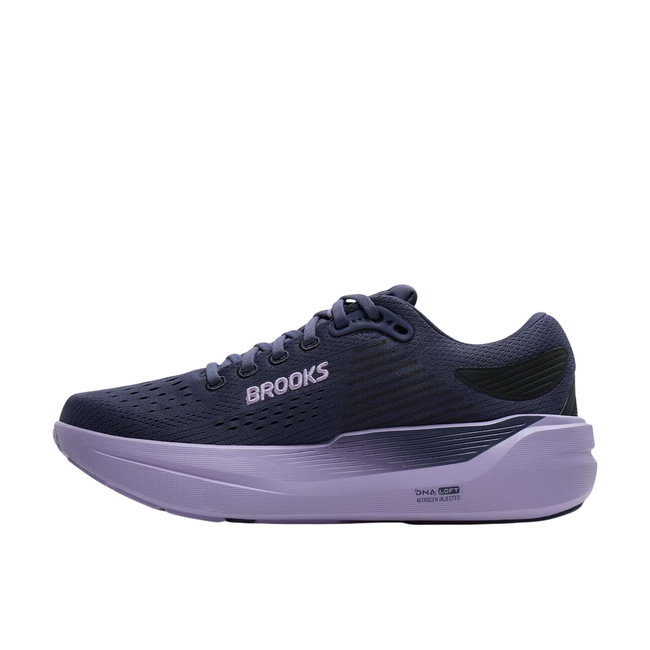 Medial side of Brooks Women's Ghost Max 3 Running Shoe in Nightshadow Purple