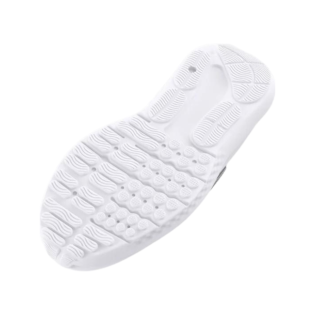 Under Armour Kids' Surge 4 AC Running Shoes HALO GRAY/WHITE/IRIDESCENT 3027109-100