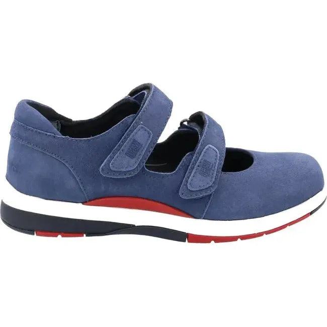 Drew Women's Discovery Shoe Blue Microdot Leather 14798-42